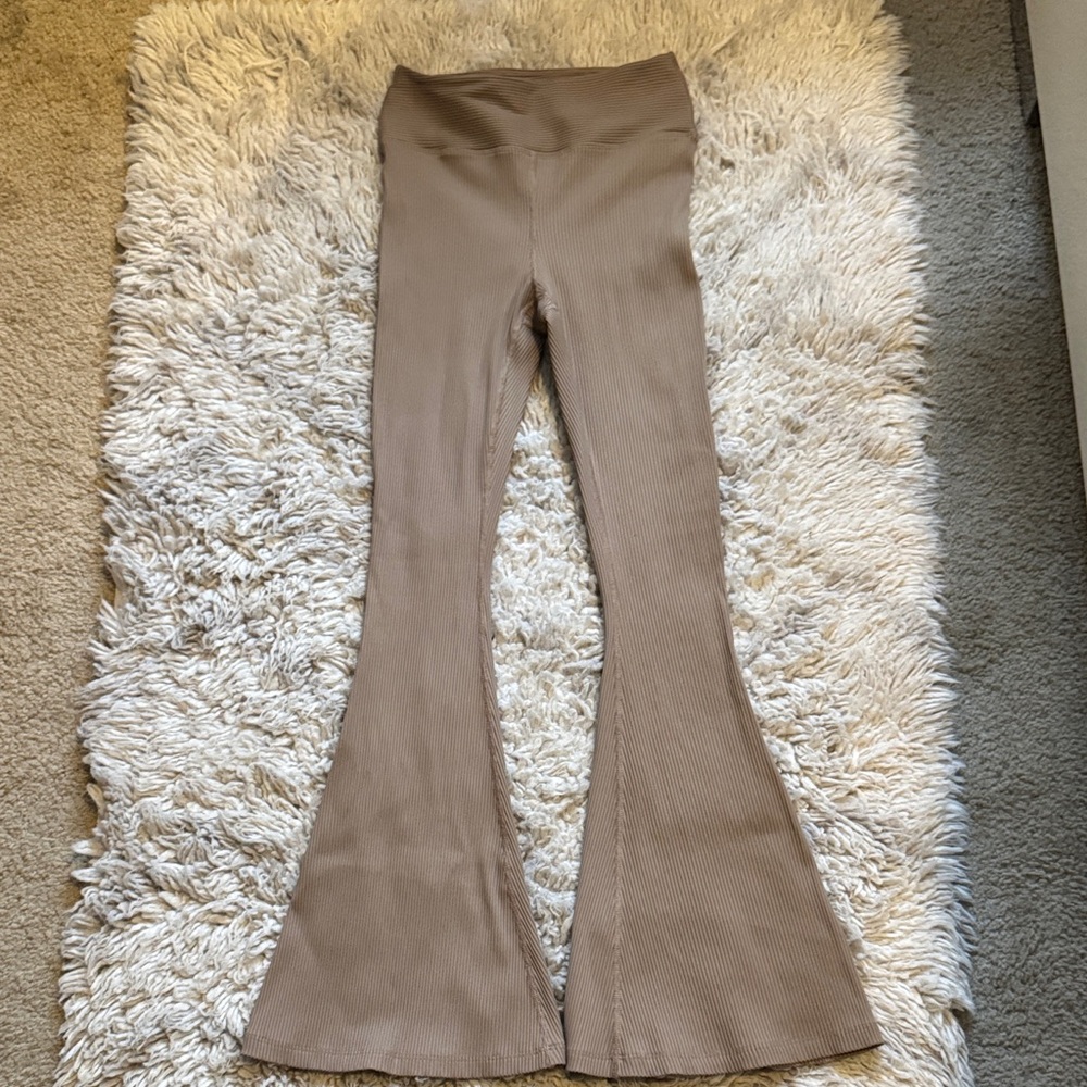 Year of Ours Ribbed Flare Pants
